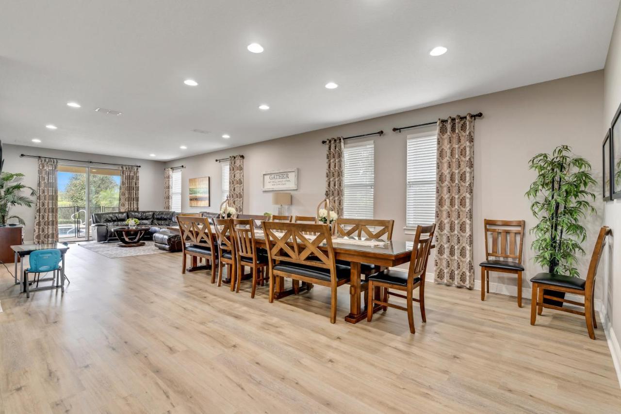 Huge 10 Bdr Family House With Arcades And Free Pool Heat Near Disney 올랜도 외부 사진