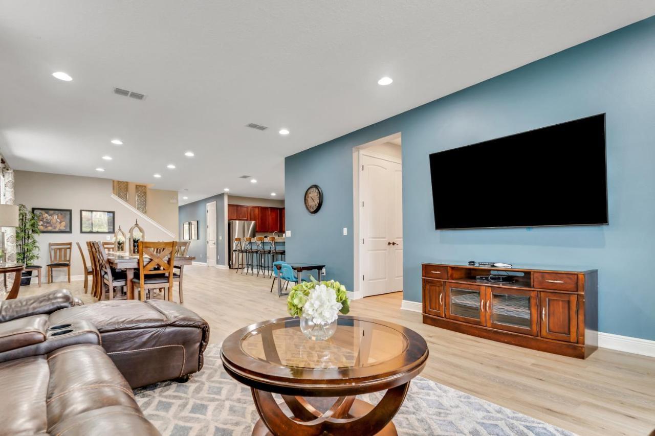 Huge 10 Bdr Family House With Arcades And Free Pool Heat Near Disney 올랜도 외부 사진